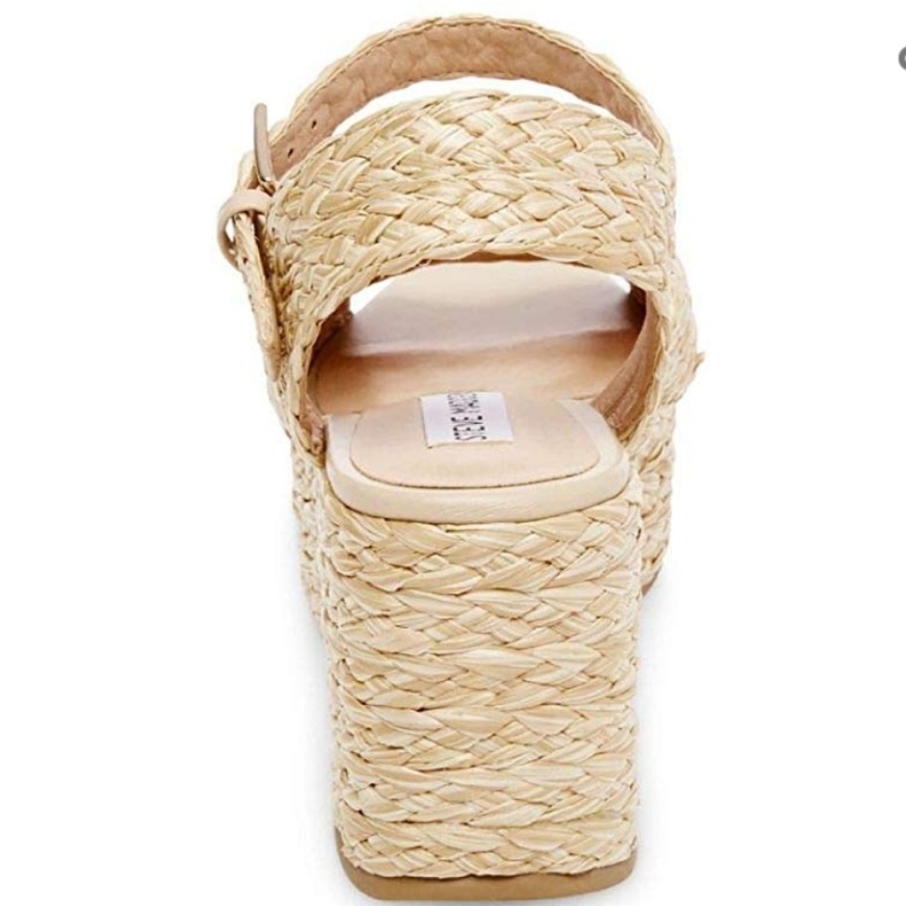Steve Madden Pam Raffia Sandal - Picture 7 of 8